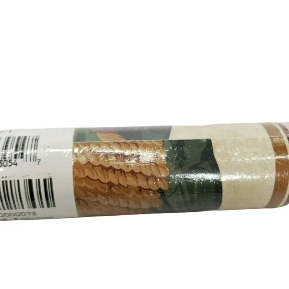 Village Wallpaper Border Floral Tassel Roping Jewel Tone 3 Rolls 45 ft Total New